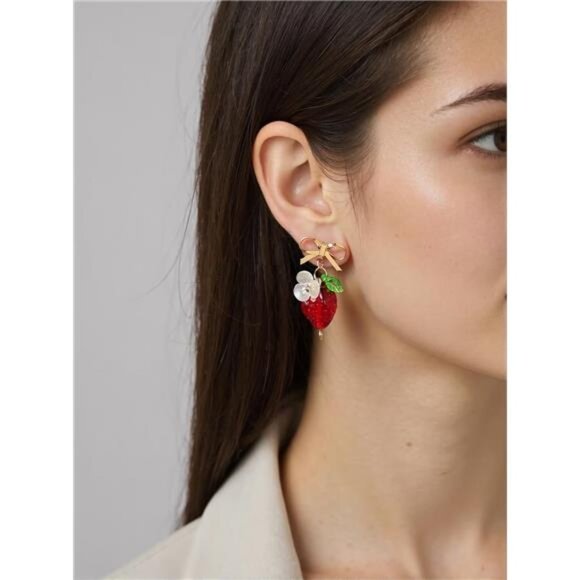 Glass Bead Earrings | Premium Quality | Durable & Luxurious Finish - Picture 3 of 4